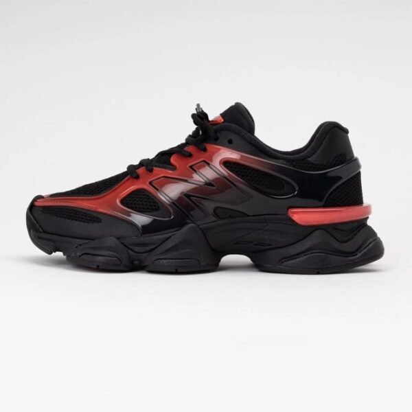 First Copy Shoes New Balance 9060 Black Red Gradient Pack-4