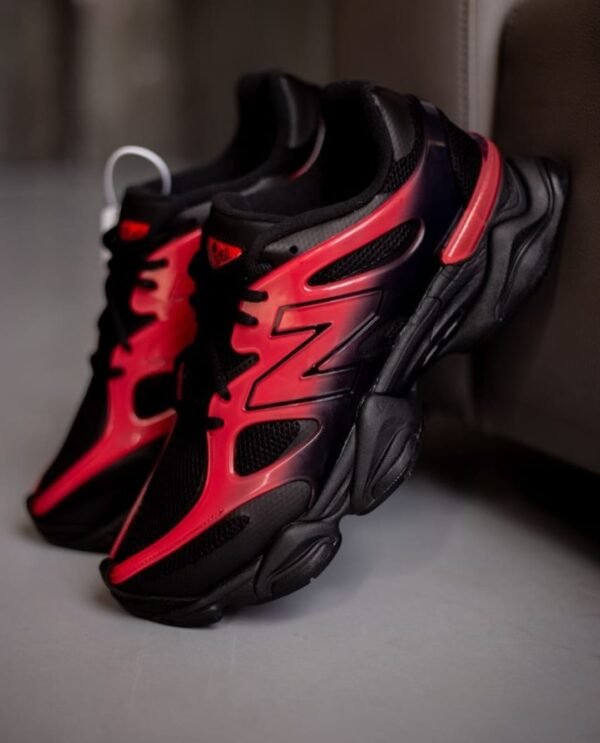 First Copy Shoes New Balance 9060 Black Red Gradient Pack-5