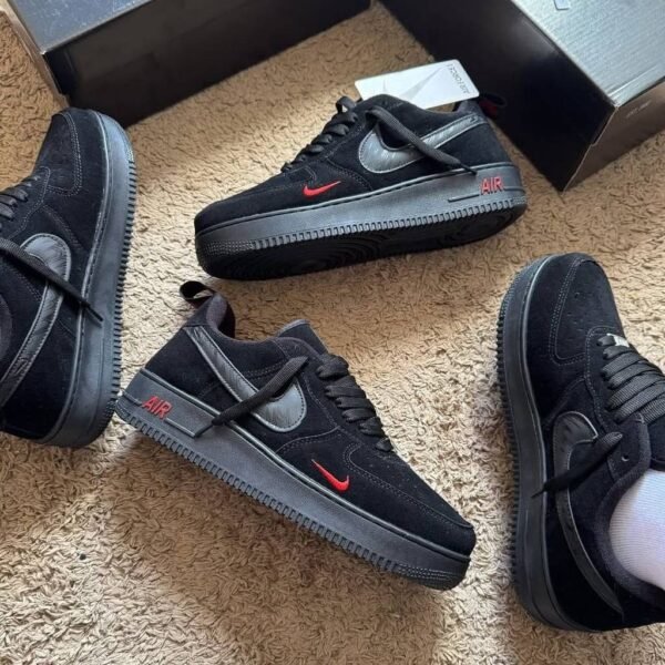 First Copy Shoes Nike AirForce 1 Low Black Orange