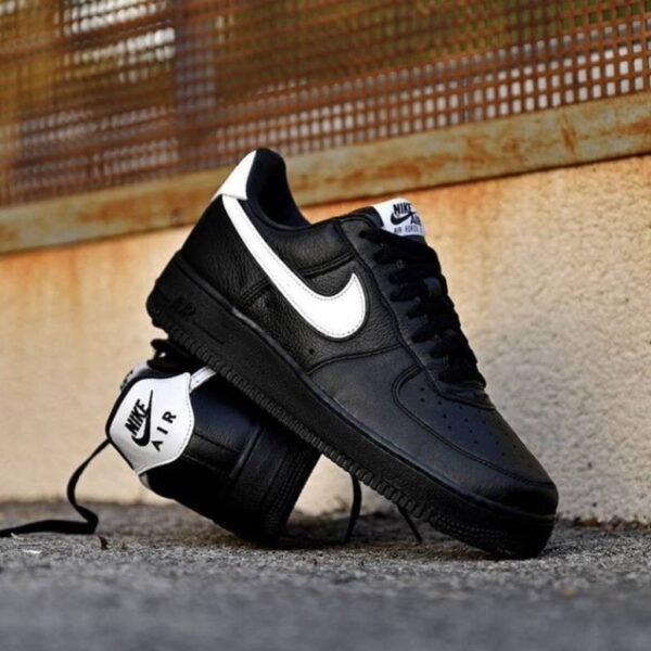 First Copy Shoes Nike AirForce 1 Low Retro Black White Black