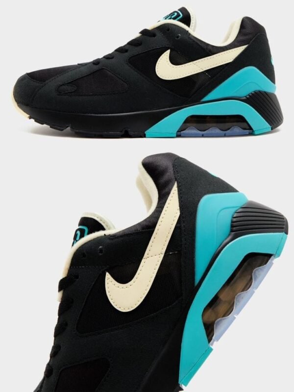 First Copy Shoes Nike AirMax 180 Black Dusty-1