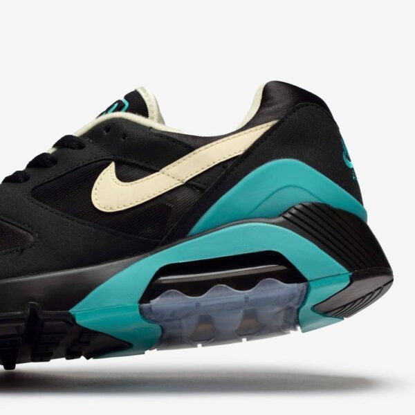 First Copy Shoes Nike AirMax 180 Black Dusty-3
