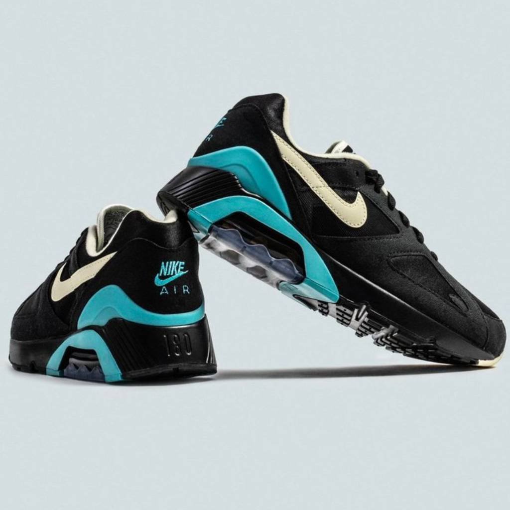 First Copy Shoes Nike AirMax 180 Black Dusty