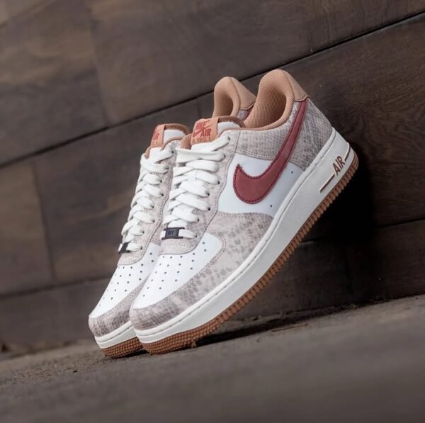First Copy Shoes Nike Airforce 1 Low Canyon Rust Snakeskin Pack-2