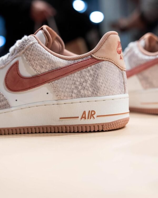 First Copy Shoes Nike Airforce 1 Low Canyon Rust Snakeskin Pack-4