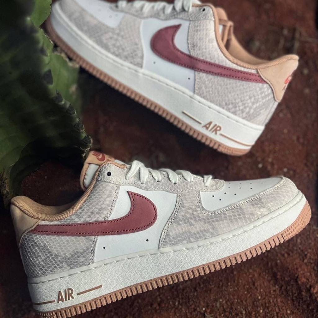 First Copy Shoes Nike Airforce 1 Low Canyon Rust Snakeskin Pack