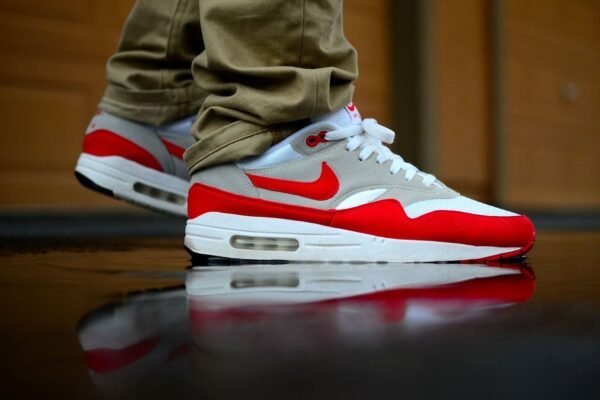 First Copy Shoes Nike Airmax 1 86 OG Big Bubble University Red-5