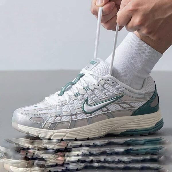 First Copy Shoes Nike P-6000 Metallic Light Bone Green-1