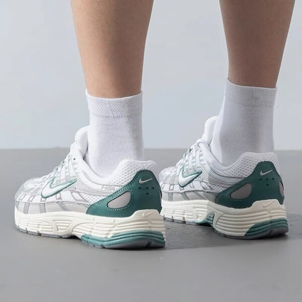 First Copy Shoes Nike P-6000 Metallic Light Bone Green-5