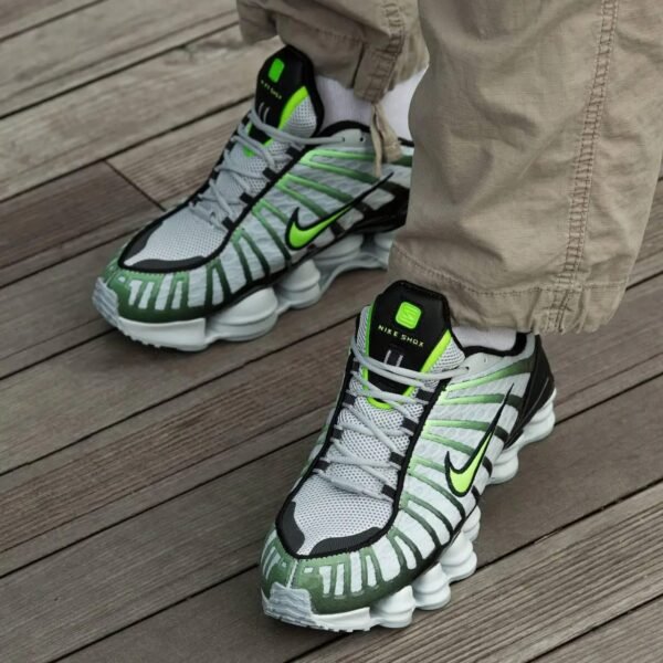 First Copy Shoes Nike Shox TL Wolf Grey Lime Blast Grailed-2