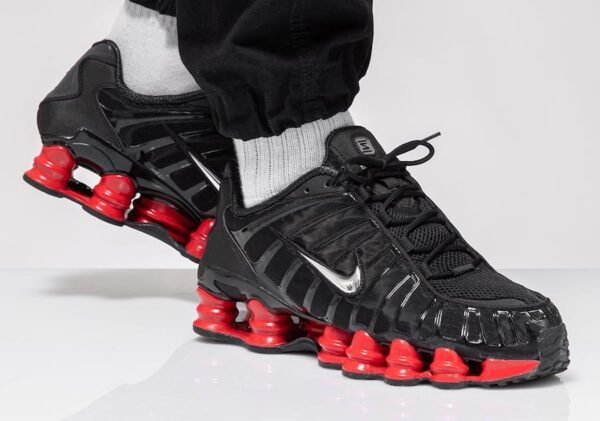 First Copy Shoes Nikee x Skepta Shox TL Black-5
