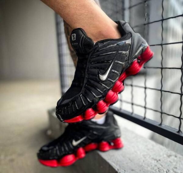 First Copy Shoes Nikee x Skepta Shox TL Black-6