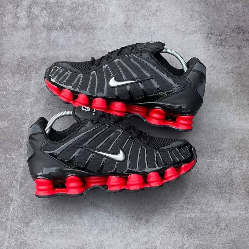 First Copy Shoes Nikee x Skepta Shox TL Black - Copy