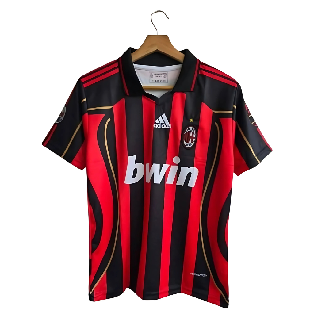 AC Milan 2006-07 Maldini Half Sleeves Retro