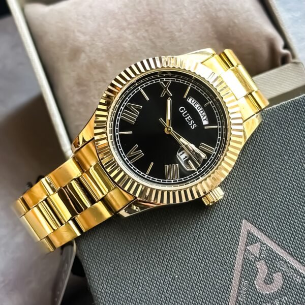 First Copy GUESS Royale Gold Edition – Black Dial-1