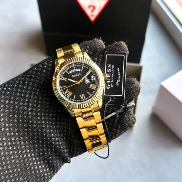 First Copy GUESS Royale Gold Edition – Black Dial-2