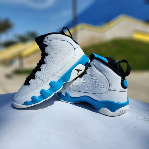 First Copy Shoes Air Jordan Retro 9 Power Blue-1