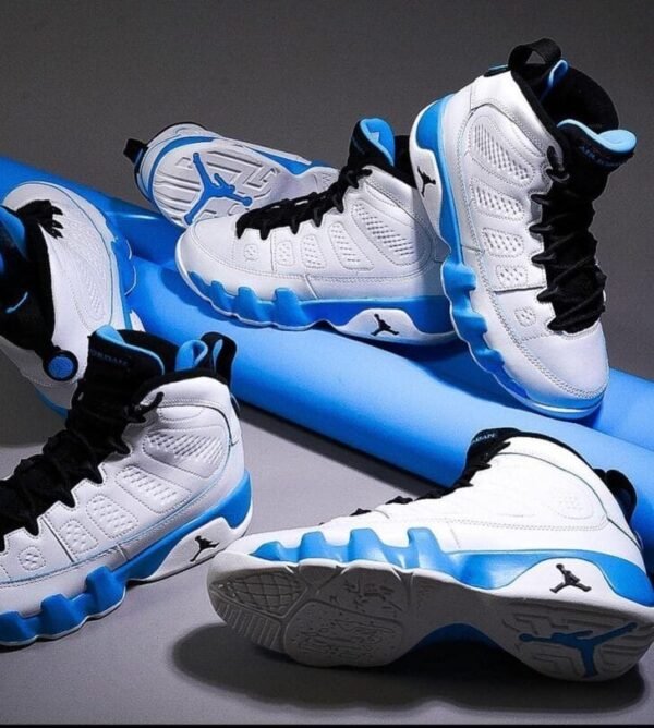 First Copy Shoes Air Jordan Retro 9 Power Blue-3