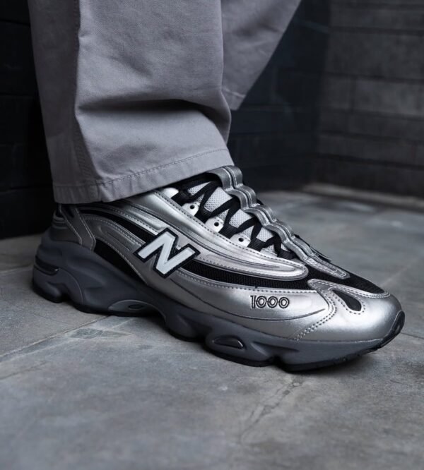 First Copy Shoes New Balance 1000 Silver Metallic-3