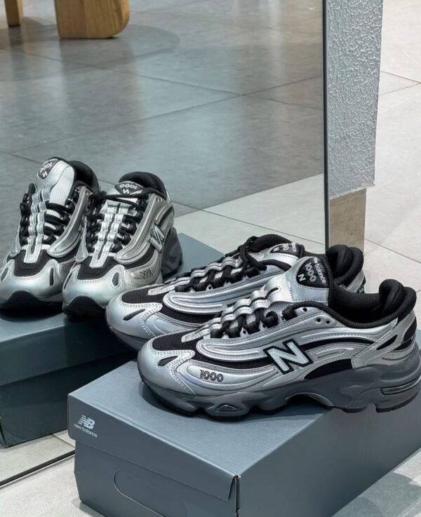 First Copy Shoes New Balance 1000 Silver Metallic-6