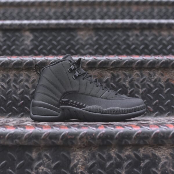 First Copy Shoes Nike Air Jordan Retro 12 Winterized Triple Black-2