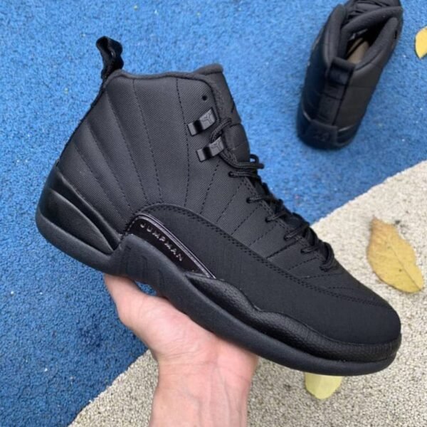 First Copy Shoes Nike Air Jordan Retro 12 Winterized Triple Black