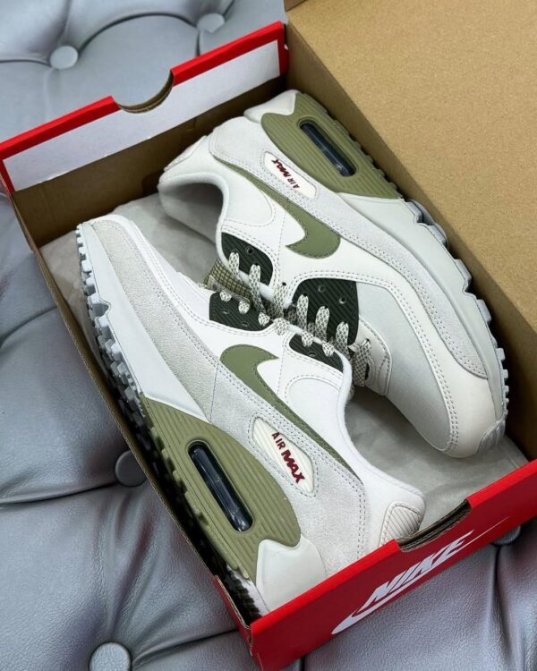 First Copy Shoes Nike AirMax 90 Phantom Neutral Olive-1