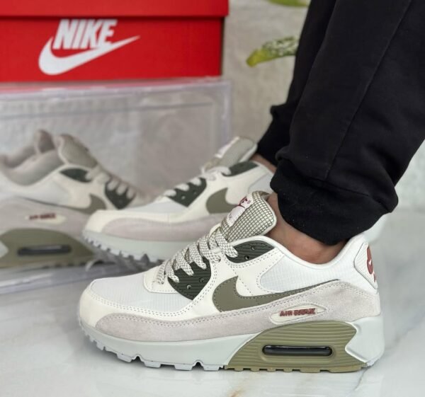 First Copy Shoes Nike AirMax 90 Phantom Neutral Olive-2