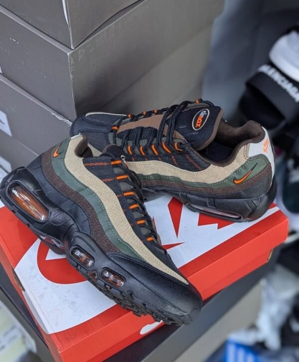 First Copy Shoes Nike Airmax 95 Dark Army-4