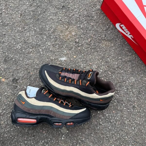 First Copy Shoes Nike Airmax 95 Dark Army-5