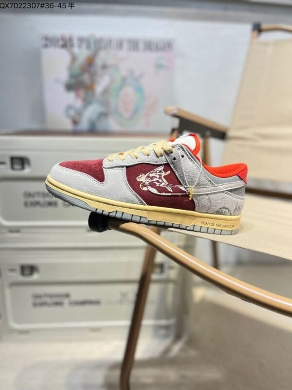 First Copy Shoes Nike Dunk Low CNY year of Dragon Red Legend-1