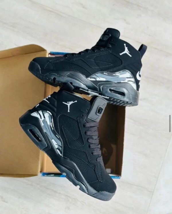 First Copy Shoes Nike Jordan Retro 6 Jumpman MVP Black-2