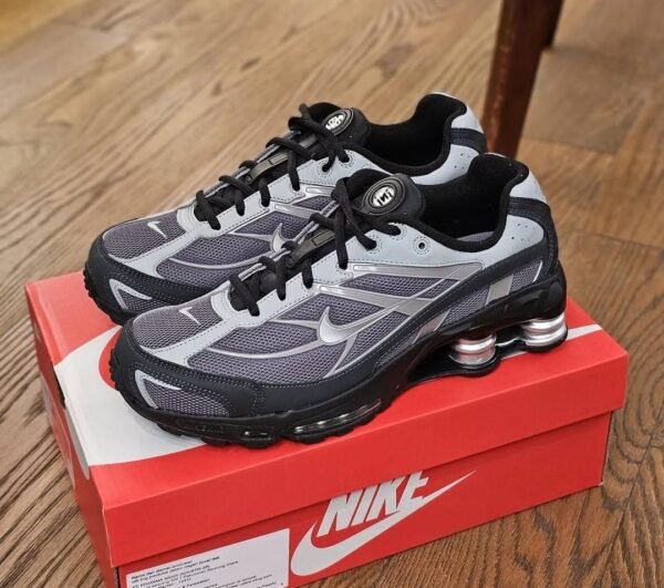 First Copy Shoes Nike Shox Ride 2 Light Graphite Black-3
