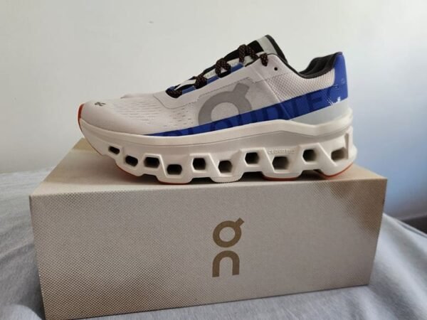 First Copy Shoes On Cloud Monster Frost Cobalt White Blue-4
