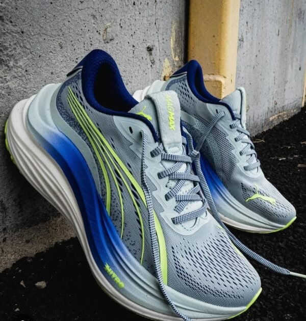First Copy Shoes Puma MagMax Nitro Grey Blue-1