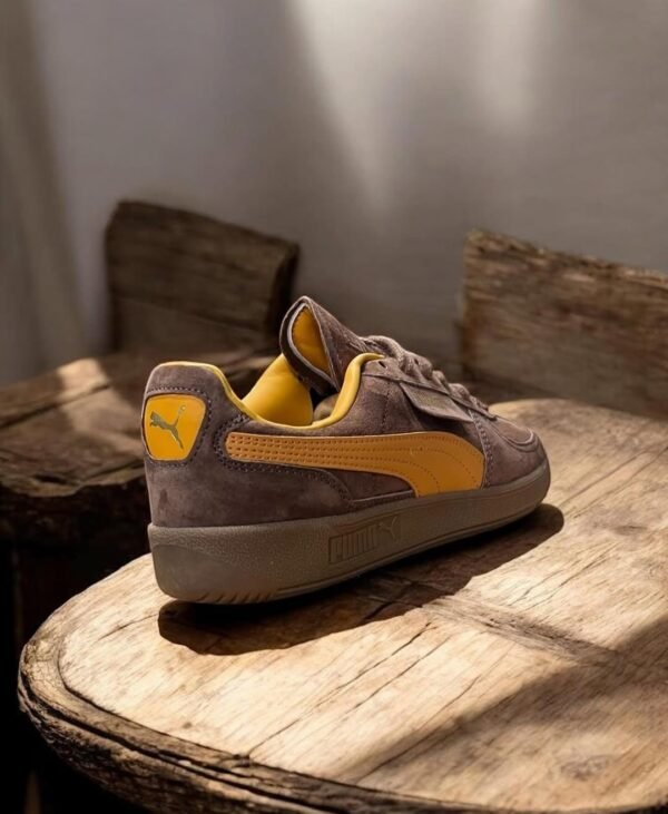 First Copy Shoes Puma Palermo Brown Mushroom-4