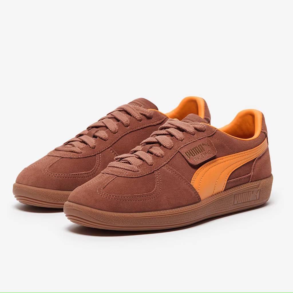 First Copy Shoes Puma Palermo Brown Mushroom