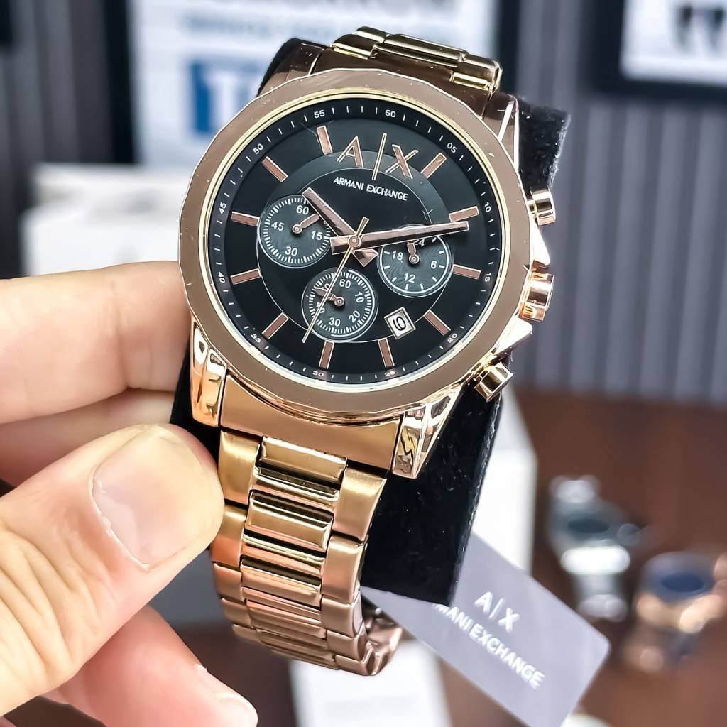 First Copy Watch Armani Exchange AX Chrono Rose Gold