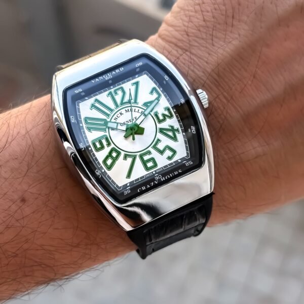 Franck Muller Vanguard Crazy Hours – Green Edition-2