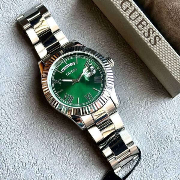 First Copy GUESS Men’s Watch Classic Steel Luxury Style