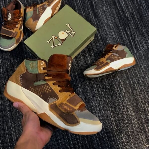 First Copy Shoes Nike Air Jordan Zion Voodoo-1