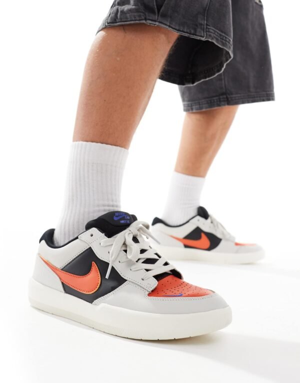 First Copy Shoes Nike SB Force 58 Premium Light Bone Cosmic Clay Black-5