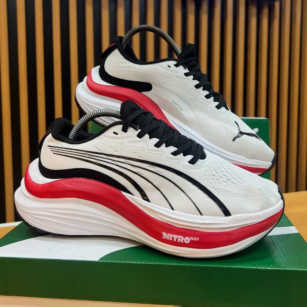 First Copy Shoes Puma MagMax Nitro Elite White Red