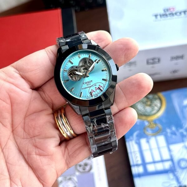 First Copy Tissot Powermatic 80 Turquoise-1