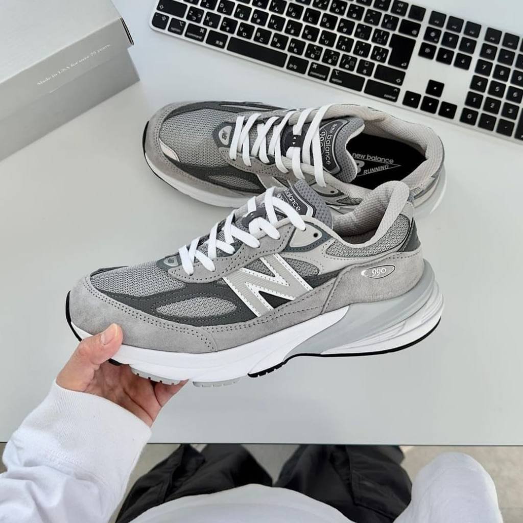 First Copy Shoes New Balance 990 Grey Running Shoes