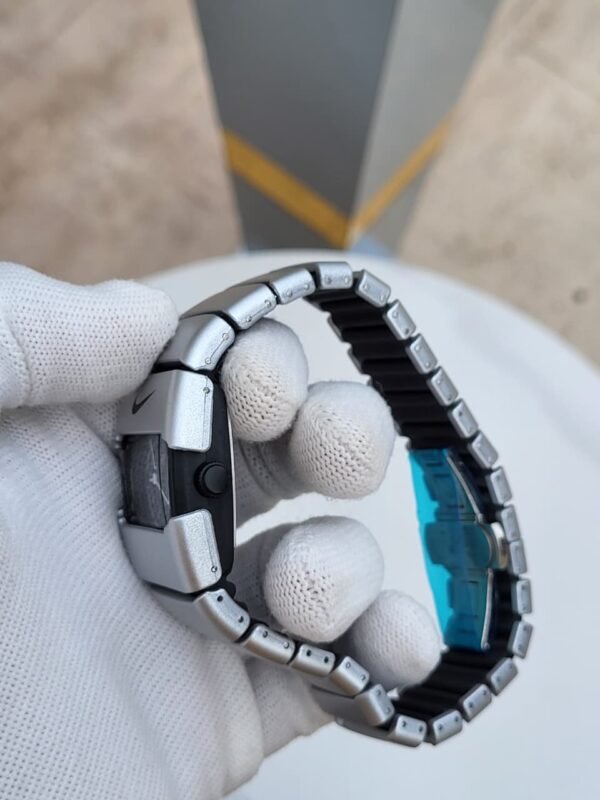 First Copy Nike Analog Fiber Silver Watch-2