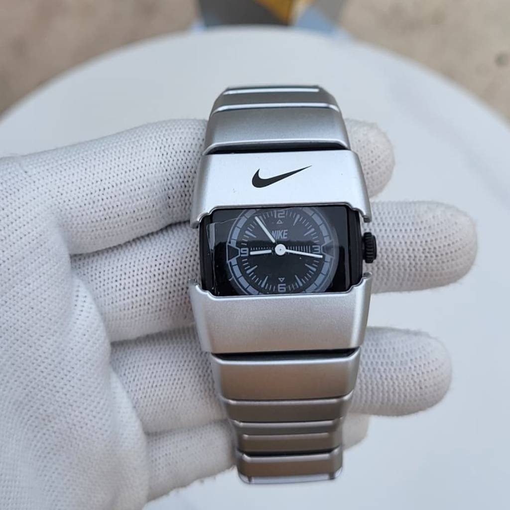 First Copy Nike Analog Fiber Silver Watch