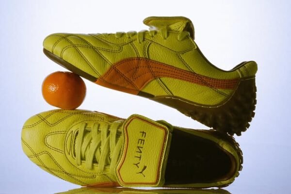 First Copy Shoes Fenty x Puma Avanti LS Stitched Lime Sheen-2