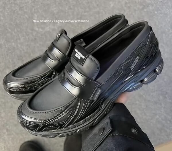 First Copy Shoes New Balance 1906L Loafer x Junya Watanabe Man Black-3