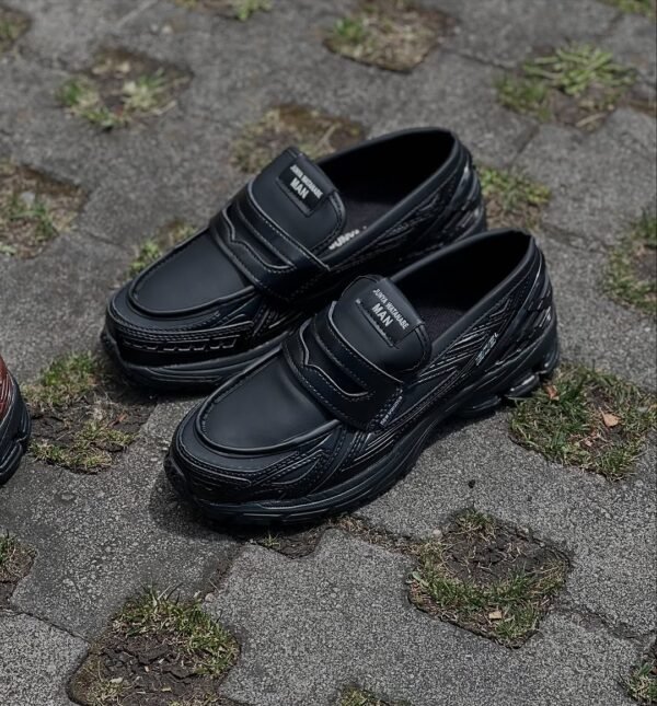 First Copy Shoes New Balance 1906L Loafer x Junya Watanabe Man Black-6